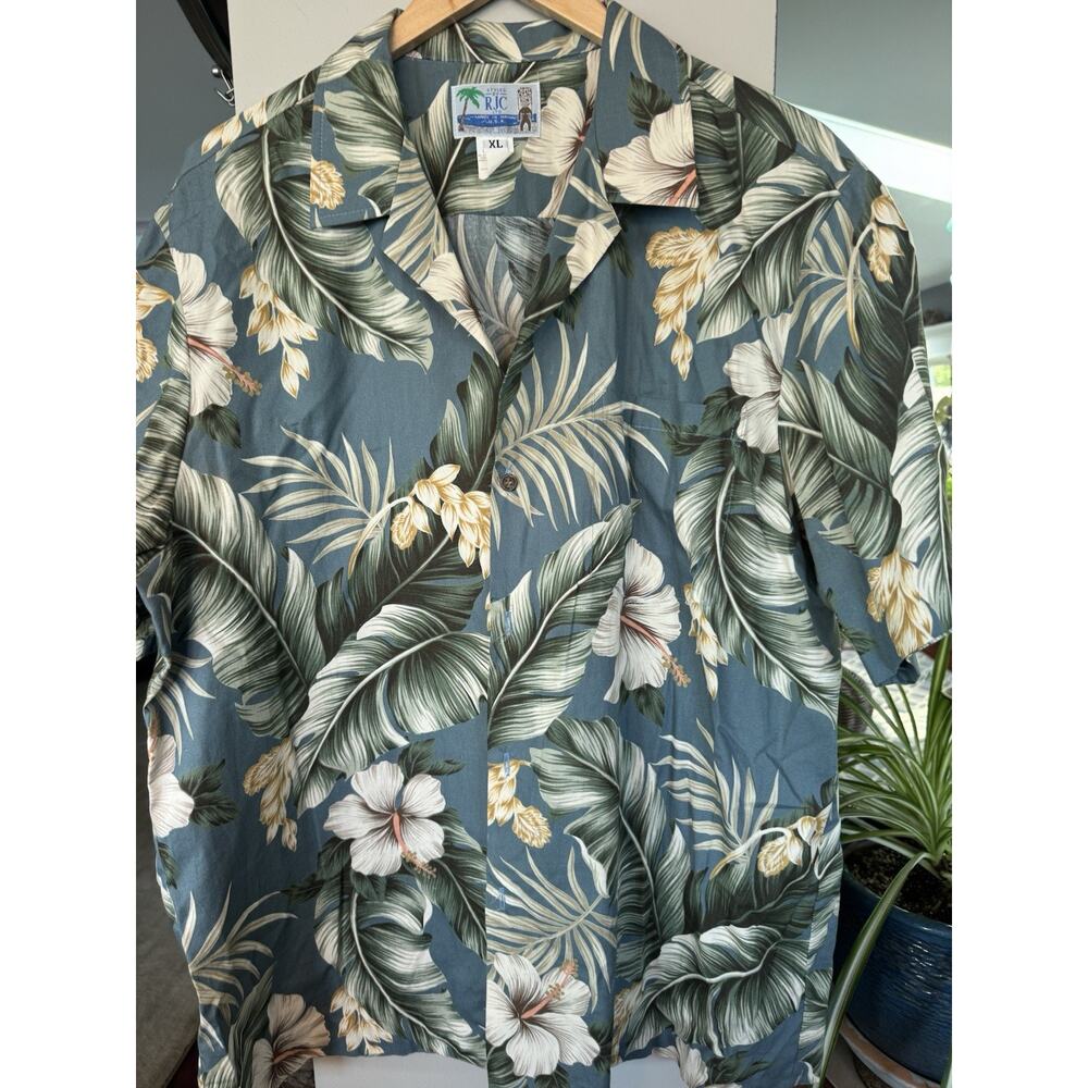 RJC Hawaiian Shirt Made In Hawaii XL Mens Aloha